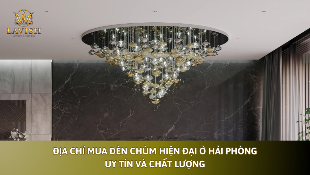 mua đèn chùm hiện đại ở Hải Phòng