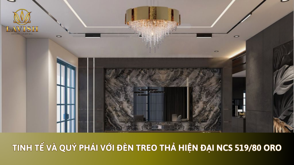 đèn treo thả hiện đại NCS 519/80 ORO